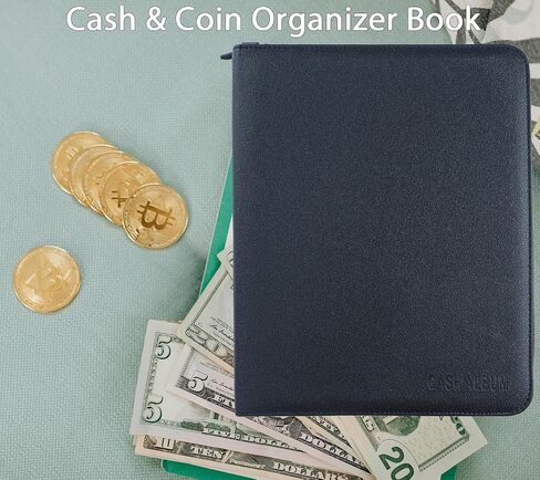 30 Pack 600 Pockets 2x2" Coin Flip Sleeves, Heavy Duty Stamp Collection Pages for 3 Ring Binder, 20 Pocket Photo Slide Flips Organizer Sheet, Top Loading Clear Cardboard Coin Holder Sleeves in Saudi Arabia