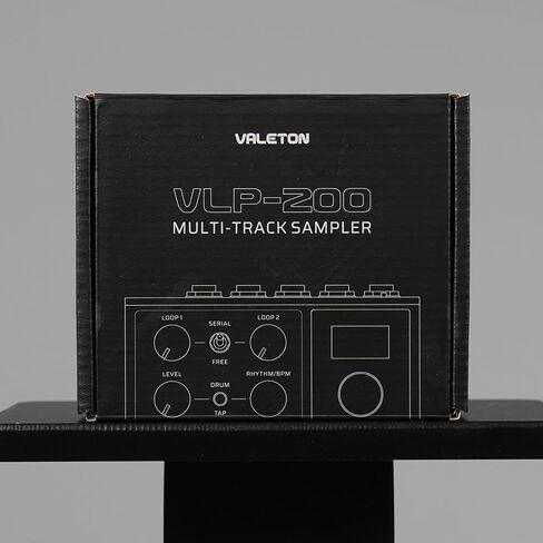 VALETON Looper Pedal Dual Track Stereo Looper for Guitar, Bass, Keyboard, Vocals Drum Machine 99 Project Storage spaces Software Support VLP-200 in Kuwait
