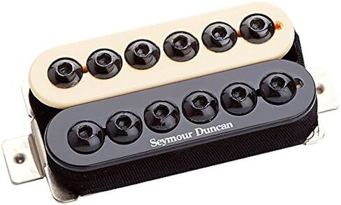 Seymour Duncan SH-8b Invader Reverse Zebra Pickup Bundle w/ 12x Picks and Liquid Audio Polishing Cloth - Reverse Zebra Color with Warm Tones, Smooth Harmonics 11102-31-RZ in Saudi Arabia