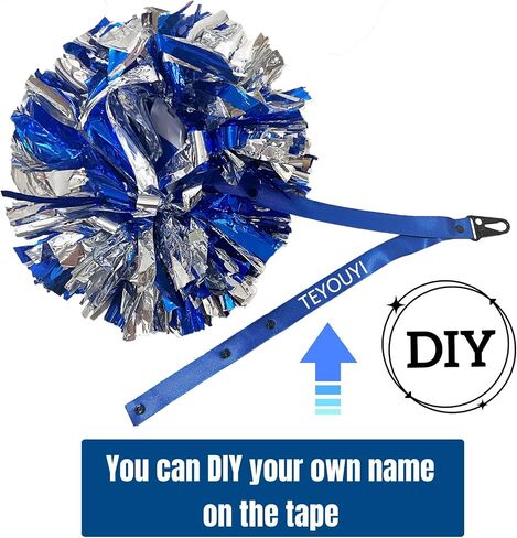 حامل TEYOUYI Pom Pom للمشجعين وأشرطة الظهر من أجل Pom Poms - الإكسسوار المثالي للمشجعين لا يتضمن كرات البوم قطعتان باللون الأرجواني in Saudi Arabia