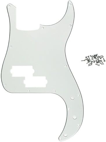 ROZILO 13 Hole P Bass Style Pickguard PB Scratch Plate Bass Pickguard for 4 String Precision Bass Modern Style Gold Pearl in Saudi Arabia