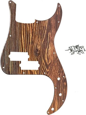 ROZILO 13 Hole P Bass Style Pickguard PB Scratch Plate Bass Pickguard for 4 String Precision Bass Modern Style Gold Pearl in Saudi Arabia