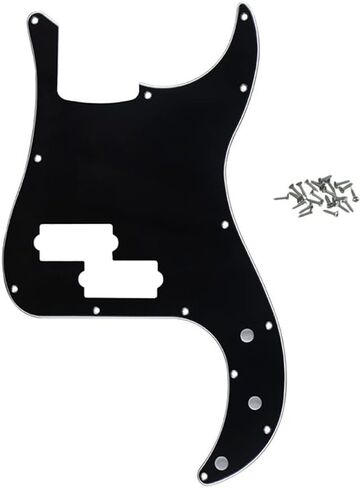 ROZILO 13 Hole P Bass Style Pickguard PB Scratch Plate Bass Pickguard for 4 String Precision Bass Modern Style Gold Pearl in Saudi Arabia