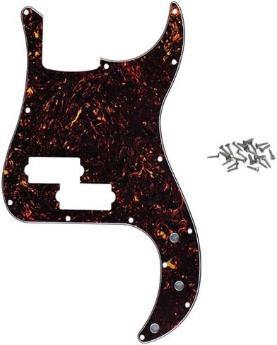 ROZILO 13 Hole P Bass Style Pickguard PB Scratch Plate Bass Pickguard for 4 String Precision Bass Modern Style Gold Pearl in Saudi Arabia