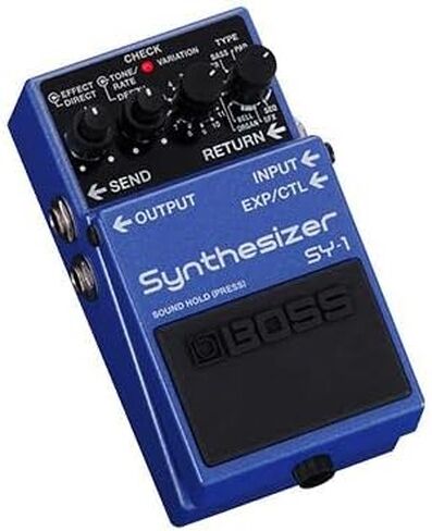 BOSS SY-1 Synthesizer Guitar Pedal, 121 Ultra-Responsive, Polyphonic Sounds, Easy, Plug-And-Play Experience, Purple in Saudi Arabia