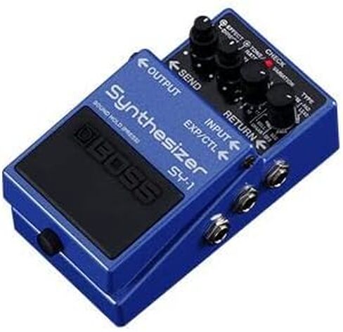 BOSS SY-1 Synthesizer Guitar Pedal, 121 Ultra-Responsive, Polyphonic Sounds, Easy, Plug-And-Play Experience, Purple in Saudi Arabia