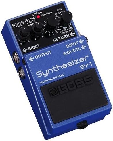 BOSS SY-1 Synthesizer Guitar Pedal, 121 Ultra-Responsive, Polyphonic Sounds, Easy, Plug-And-Play Experience, Purple in Saudi Arabia