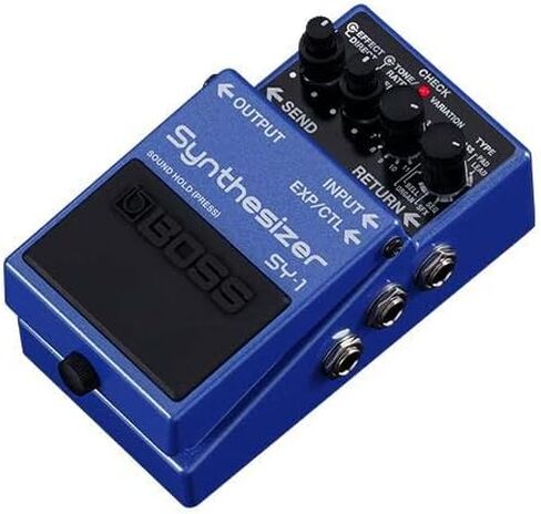BOSS SY-1 Synthesizer Guitar Pedal, 121 Ultra-Responsive, Polyphonic Sounds, Easy, Plug-And-Play Experience, Purple in Saudi Arabia