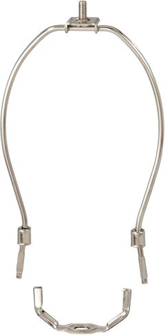 B&P Lamp® 7 Inch Regular Weight Lamp Harp, Polished Nickel Finish in Saudi Arabia
