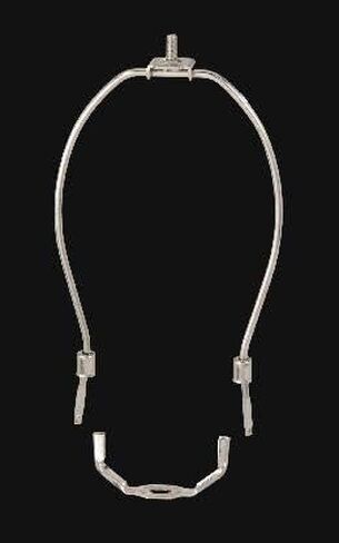 B&P Lamp® 7 Inch Regular Weight Lamp Harp, Polished Nickel Finish in Saudi Arabia