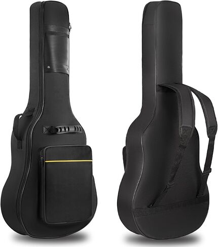 Acoustic Guitar Bag 41 Inch Guitar Gig Bag Water Resistent Soft Guitar Case Cover Backpack Dual Adjustable Shoulder Straps Acoustic Guitar Bags Cases (B15) in Saudi Arabia