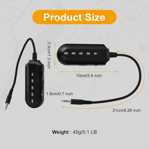 Vocal Remover for Karaoke Machines – Portable, Bluetooth-Enabled Receiver Compatible with Any Speaker With 3.5mm Input, Real-Time Vocal Mover for Flawless Karaoke Sessions in Kuwait