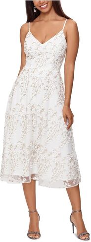 Xscape ميدي الذهب الدانتيل الخامس الرقبة in Kuwait