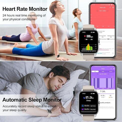 Smartwatch for Men Women with Phone Function/Message Reminder in Saudi Arabia