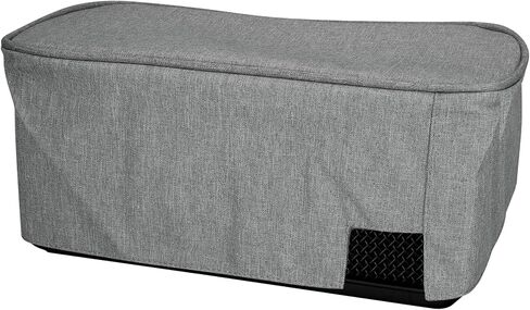 kwmobile Speaker Dust Cover Compatible with Marshall Middleton Wireless Case - Tearproof Protective Fabric - Grey in Saudi Arabia
