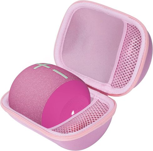 Storage Case Compatible with Ultimate Ears UE WONDERBOOM 4 3 2 Portable Waterproof Bluetooth Speaker (Pink Case) in Saudi Arabia