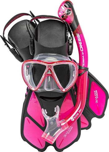 Cressi Bonete Pro Dry Set, Black/Orange, S/M in Saudi Arabia