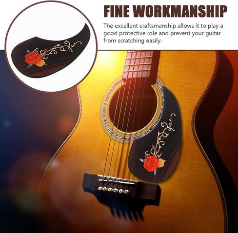 Guitar Pickguard Protection Pickguard Guitar Accessory Guitar Parts Acoustic Guitar Protective Plate Pickguards for Guitar Acoustic Guitar Protector Guitar Anti-scratch Plate in Saudi Arabia