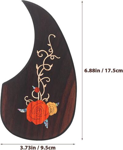Guitar Pickguard Protection Pickguard Guitar Accessory Guitar Parts Acoustic Guitar Protective Plate Pickguards for Guitar Acoustic Guitar Protector Guitar Anti-scratch Plate in Saudi Arabia