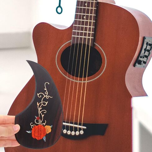 Guitar Pickguard Protection Pickguard Guitar Accessory Guitar Parts Acoustic Guitar Protective Plate Pickguards for Guitar Acoustic Guitar Protector Guitar Anti-scratch Plate in Saudi Arabia