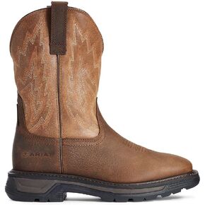 Ariat Mens Big Rig Work Boot Rye Brown/Wicker 18 Wide