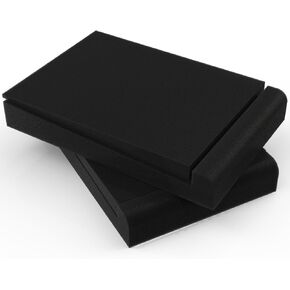 Audiosoul High-Density Studio Monitor Isolation Pads 6,5x10x1.6 inches for 3-4.5 inches Small Speakers - Pair of Base That Prevents Vibrations - Fits Most Bookshelf’s and Desktops