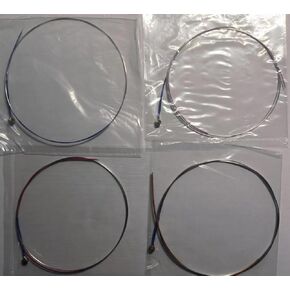 6 Sets Violin Strings Set 4/4 Solid Steel Core Nickel Alloy Wound, KL134V
