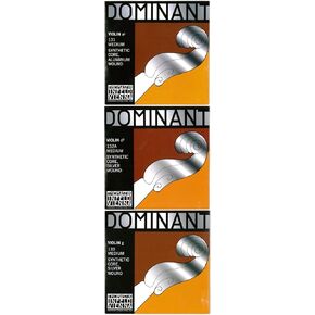 THOMASTIK Dominant 4/4 Violin Strings A.D.G Line Set (D Wire Silver Wound)