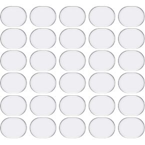 30Pcs Drum Dampeners Gel Pads, Silicone Drum Silencers Soft Drum Dampening Gel Pads Drum Mute Pads for for Drums Cymbals Tone Control (Clear)
