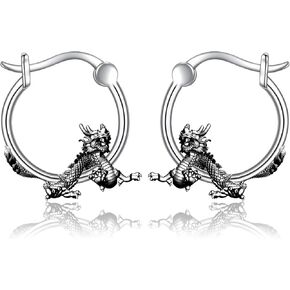 Dog Earrings for Women French Bulldog Gifts Frenchie 925 Sterling Silver Zircon Earrings for Women Stainless Steel Hoop Earrings Gifts for Women Mom