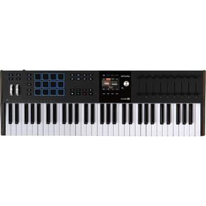 Arturia KeyLab 61 mk3 Black — 61 Key USB MIDI Keyboard Controller with Analog Lab Pro Software Included