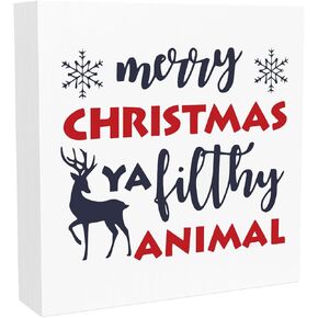 Christmas Decorations Christmas Vacation Movie Decorations Christmas Decor Cute Christmas Decorations Xmas Holiday Decor Christmas Vacation Decorations Merry Xmas Sign 5 x 5 inches in Kuwait