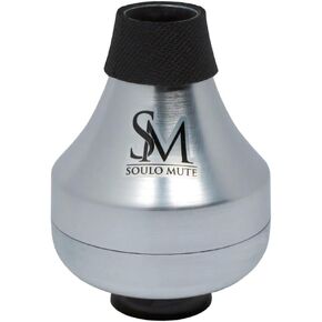 Soulo SM8526 All-Aluminum Harmon-Style Mute with Dual Purpose Insert for Solo & Section Playing