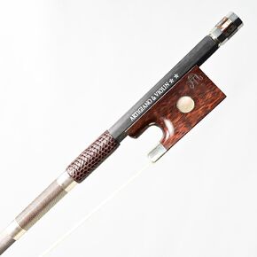 ARTIGIANO&VIOLIN Dry Carbon Fiber Violin Bow with Snakewood Frog AD-501