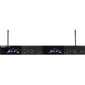 Shure SLXD4 Dual Channel Receiver - for use with SLX-D Digital Wireless Microphone Systems, Transmitters Sold Separately | J52 Band (SLXD4D=-J52) in Kuwait