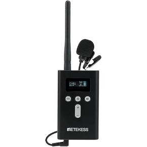 Retekess T130P Wireless Tour Guide System, Tour Guide Microphone, 3th Generation T130 Noise Reduction System,160m/525ft, Whisper Tour Headsets for Plant(1 Transmitter)