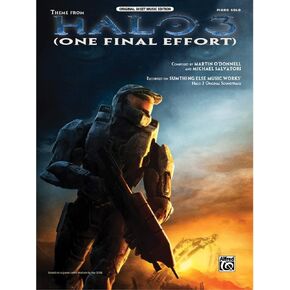 One Final Effort (from Halo 3) - P/V/G Sheet Music