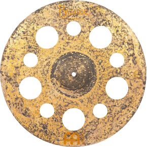 Meinl Cymbals Byzance 18" Vintage Pure Trash Crash — Made in Turkey — Hand Hammered B20 Bronze, 2-Year Warranty (B18VPTRC)