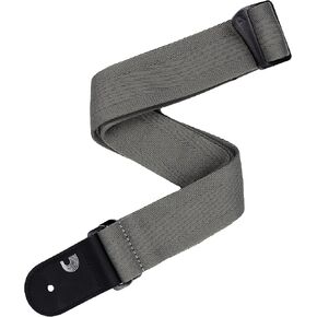 D'Addario Guitar Strap - Guitar Accessories - Electric Guitar Strap, Acoustic Guitar Strap, Acoustic Electric Guitar Strap & Bass Guitar Strap - Woven, Eco-Comfort - Grey