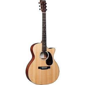Martin Guitar Road Series GPC-11E Acoustic-Electric Guitar with Gig Bag, Sitka Spruce and Sapele Construction, GPC-14 Fret and Performing Artist Neck Shape with High-Performance Taper Natural
