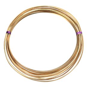 PATIKIL Half Hard Brass Wire, 1 Roll 16Ga/1.2x1.2mm 6m/19.69ft Bendable Square Craft Wire for Jewelry DIY Making Earring Beading Wrapping, Brass