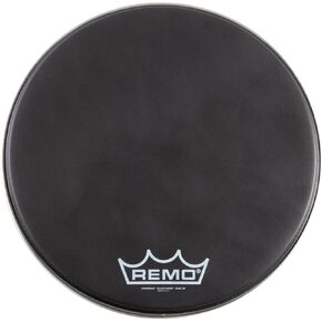 Remo Powermax Black Suede™ Crimplock Bass Drumhead, 16"