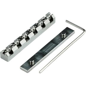 Guyker 42mm Guitar Roller Nut - Titanium alloy Ball Nut Height Adjustable Split Regulation Replacement Parts Compatible with 6 String Les Paul LP Style Guitar