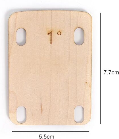 3Pcs Electric Guitar Neck Shims Maple Plate 0.25 0.5 1 Degree Music Instruments Guitar Neck Electric Guitar Replacement Part, Electric Guitar Necks,Electric Guitar Parts in Saudi Arabia