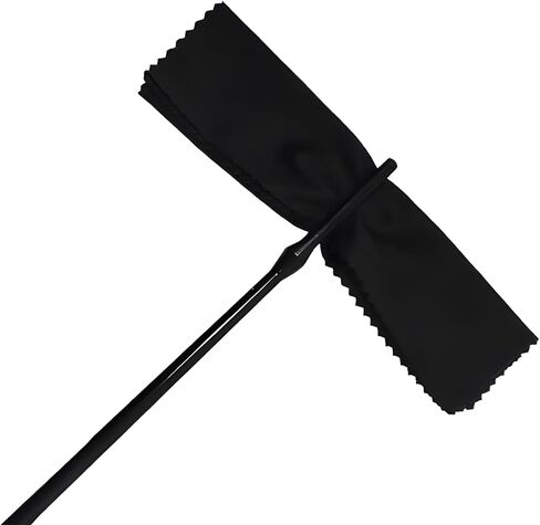 Flute Cleaning Rod with Flute Cleaning Cloth, Flute Cleaning Kit, Flute Clean Stick, Flute Recorder Cleaning Kit Tool for Music Instrument Care Polishing in Kuwait