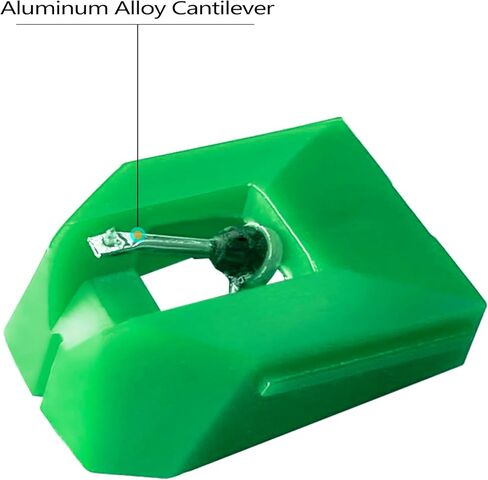 استبدال قلم القرص الدوار الماسي AT-VMN95E، إبر مشغل التسجيل المتوافقة مع مشغلات الأقراص الدوارة المصنوعة من الفينيل AT-LP120X من Audio-Technica/خراطيش الأقراص الدوارة من سلسلة VM95 - أخضر in Kuwait