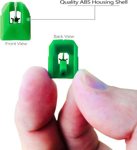 استبدال قلم القرص الدوار الماسي AT-VMN95E، إبر مشغل التسجيل المتوافقة مع مشغلات الأقراص الدوارة المصنوعة من الفينيل AT-LP120X من Audio-Technica/خراطيش الأقراص الدوارة من سلسلة VM95 - أخضر in Kuwait