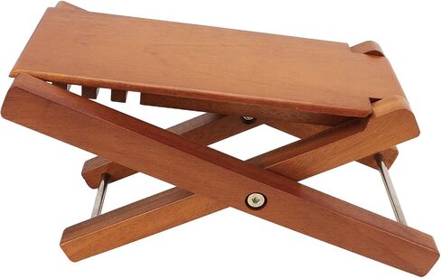 Guitar Foot Rest, Extra Sturdy Wooden Elegant Foldable Step Footstool, Provides Comfortable and Solid Support, 4 Level Height Adjustable Guitar Foot Stool for Guitar Players Musicians(Ashtree Wood) in Saudi Arabia