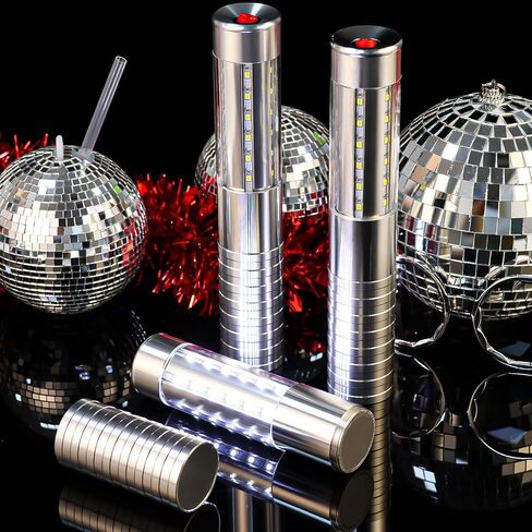 LED Strobe Baton Light Led Bottle Service Lights Bright Rechargeable Sparklers Champagne Bottle Handheld Light Topper for Bar Nightclub Wedding Party Concert (4) in Saudi Arabia