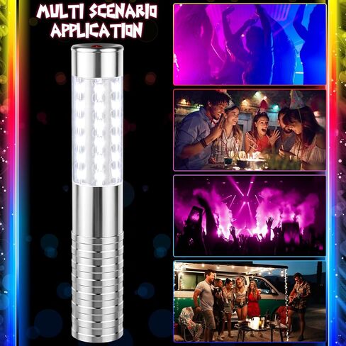 LED Strobe Baton Light Led Bottle Service Lights Bright Rechargeable Sparklers Champagne Bottle Handheld Light Topper for Bar Nightclub Wedding Party Concert (4) in Saudi Arabia